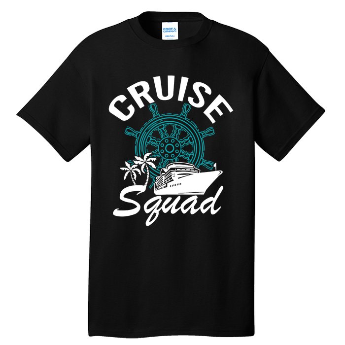 Cruise Squad Family Matching Cruise Trip Vacation Designs Tall T-Shirt