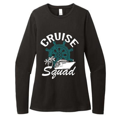 Cruise Squad Family Matching Cruise Trip Vacation Designs Womens CVC Long Sleeve Shirt