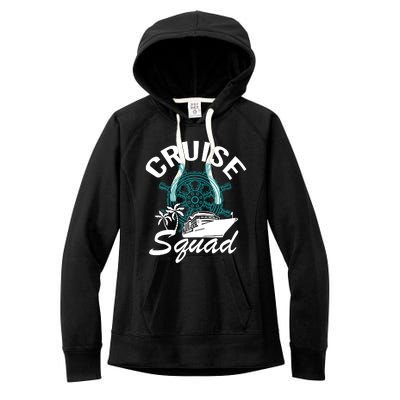 Cruise Squad Family Matching Cruise Trip Vacation Designs Women's Fleece Hoodie