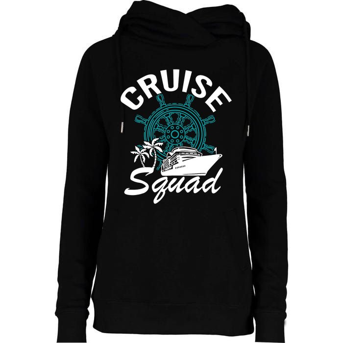 Cruise Squad Family Matching Cruise Trip Vacation Designs Womens Funnel Neck Pullover Hood