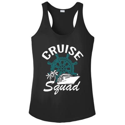 Cruise Squad Family Matching Cruise Trip Vacation Designs Ladies PosiCharge Competitor Racerback Tank