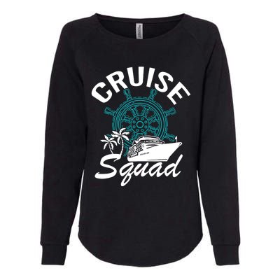 Cruise Squad Family Matching Cruise Trip Vacation Designs Womens California Wash Sweatshirt