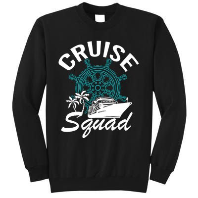 Cruise Squad Family Matching Cruise Trip Vacation Designs Tall Sweatshirt