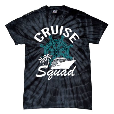 Cruise Squad Family Matching Cruise Trip Vacation Designs Tie-Dye T-Shirt