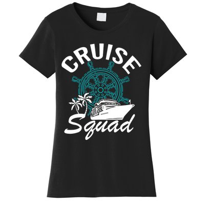 Cruise Squad Family Matching Cruise Trip Vacation Designs Women's T-Shirt