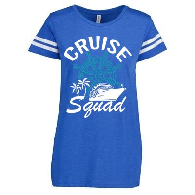 Cruise Squad Family Matching Cruise Trip Vacation Designs Enza Ladies Jersey Football T-Shirt