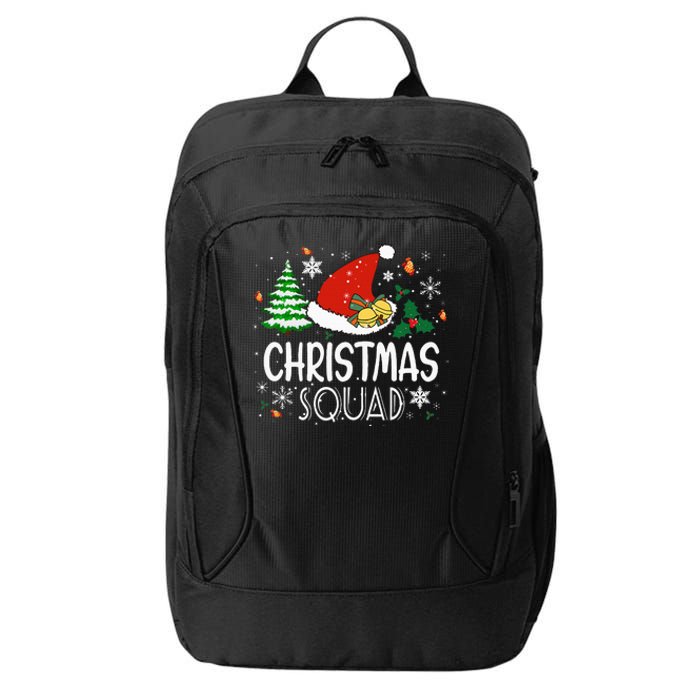 Christmas Squad Family Group Matching Christmas Pajama Party City Backpack