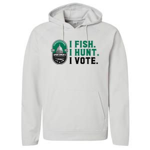 Congressional SportsmenS Foundation I Fish I Hunt I Vote Performance Fleece Hoodie