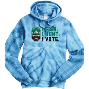 Congressional SportsmenS Foundation I Fish I Hunt I Vote Tie Dye Hoodie