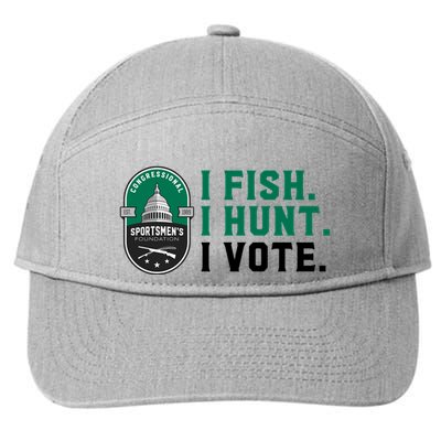 Congressional SportsmenS Foundation I Fish I Hunt I Vote 7-Panel Snapback Hat