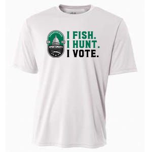 Congressional SportsmenS Foundation I Fish I Hunt I Vote Cooling Performance Crew T-Shirt