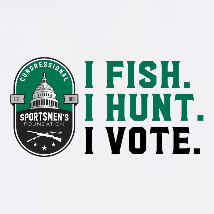 Congressional SportsmenS Foundation I Fish I Hunt I Vote Cooling Performance Crew T-Shirt