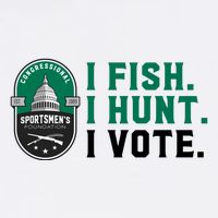Congressional SportsmenS Foundation I Fish I Hunt I Vote 11oz C Handle Ceramic Mug