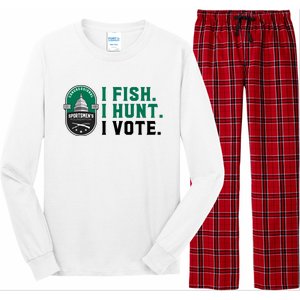 Congressional SportsmenS Foundation I Fish I Hunt I Vote Long Sleeve Pajama Set