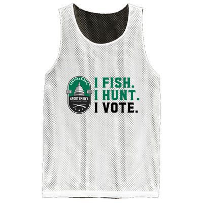 Congressional SportsmenS Foundation I Fish I Hunt I Vote Mesh Reversible Basketball Jersey Tank