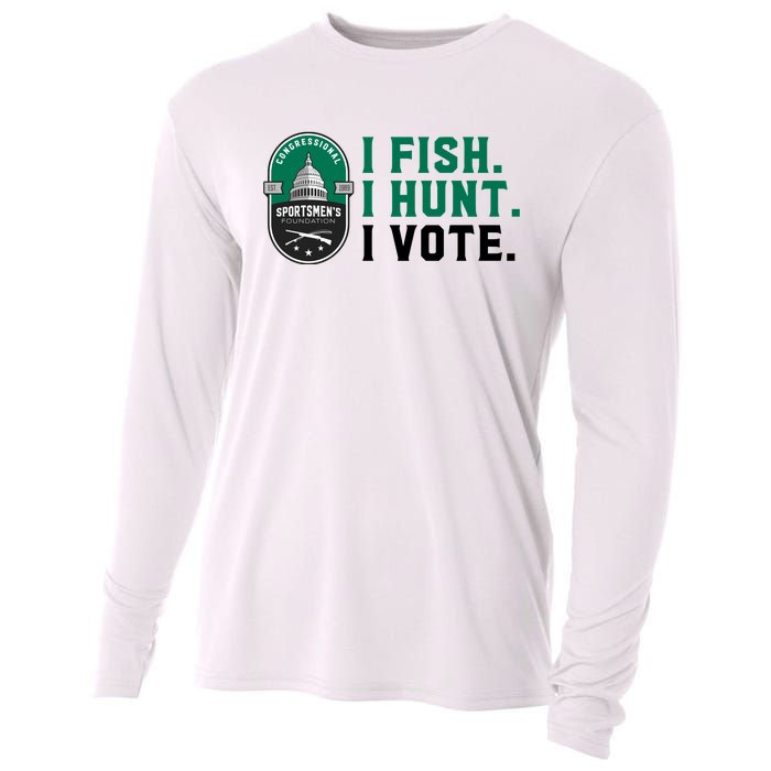 Congressional SportsmenS Foundation I Fish I Hunt I Vote Cooling Performance Long Sleeve Crew