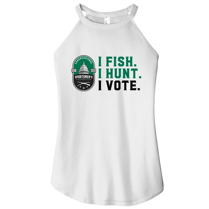 Congressional SportsmenS Foundation I Fish I Hunt I Vote Women's Perfect Tri Rocker Tank