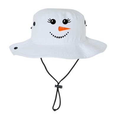 Cute Snowman Face Carrot Nose Christmas Pajamas Funny Legacy Cool Fit Booney Bucket Hat