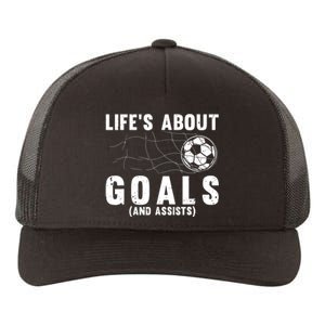 Cool Soccer For Soccer Lovers Player Football Goal Yupoong Adult 5-Panel Trucker Hat