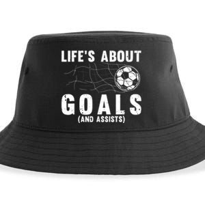 Cool Soccer For Soccer Lovers Player Football Goal Sustainable Bucket Hat