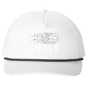 Cool Soccer For Soccer Lovers Player Football Goal Snapback Five-Panel Rope Hat