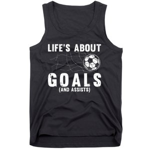 Cool Soccer For Soccer Lovers Player Football Goal Tank Top