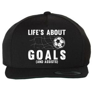 Cool Soccer For Soccer Lovers Player Football Goal Wool Snapback Cap