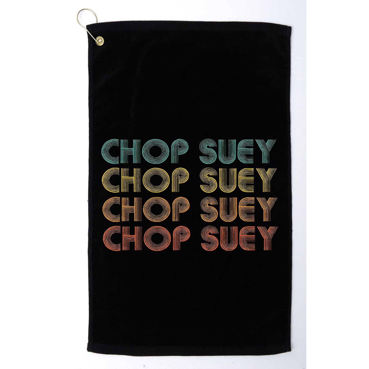 Chop Suey Favorite Food Word Design Asian Cuisine Golf Towel