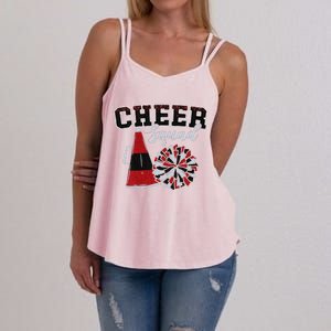 Cheer Squad Funny Cheerleader Cheerleading Red Women Girl Gift Women's Strappy Tank