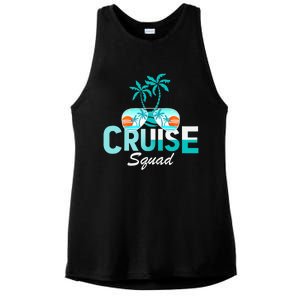 Cruise Squad Family Matching Cruise Trip Vacation Designs Tank Top Ladies PosiCharge Tri-Blend Wicking Tank