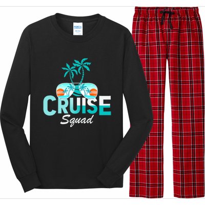 Cruise Squad Family Matching Cruise Trip Vacation Designs Tank Top Long Sleeve Pajama Set