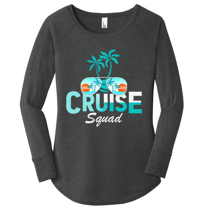 Cruise Squad Family Matching Cruise Trip Vacation Designs Tank Top Women's Perfect Tri Tunic Long Sleeve Shirt