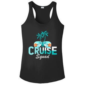 Cruise Squad Family Matching Cruise Trip Vacation Designs Tank Top Ladies PosiCharge Competitor Racerback Tank