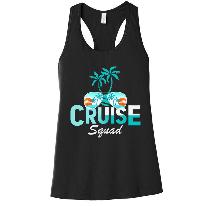 Cruise Squad Family Matching Cruise Trip Vacation Designs Tank Top Women's Racerback Tank