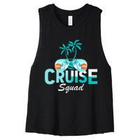 Cruise Squad Family Matching Cruise Trip Vacation Designs Tank Top Women's Racerback Cropped Tank