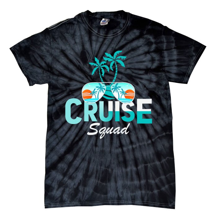 Cruise Squad Family Matching Cruise Trip Vacation Designs Tank Top Tie-Dye T-Shirt