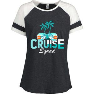 Cruise Squad Family Matching Cruise Trip Vacation Designs Tank Top Enza Ladies Jersey Colorblock Tee