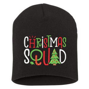 Christmas Squad Funny Xmas Tree Family Matching Pajamas Boy Short Acrylic Beanie