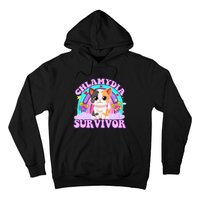 Chlamydia Survivor Funny Cat Sarcastic Inappropriate Hoodie