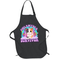 Chlamydia Survivor Funny Cat Sarcastic Inappropriate Apron