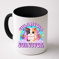 Chlamydia Survivor Funny Cat Sarcastic Inappropriate Mug