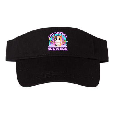 Chlamydia Survivor Funny Cat Sarcastic Inappropriate Visor