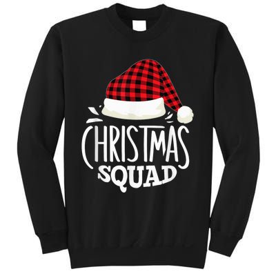 Christmas Squad Family Group Matching Christmas Pajama Party Sweatshirt