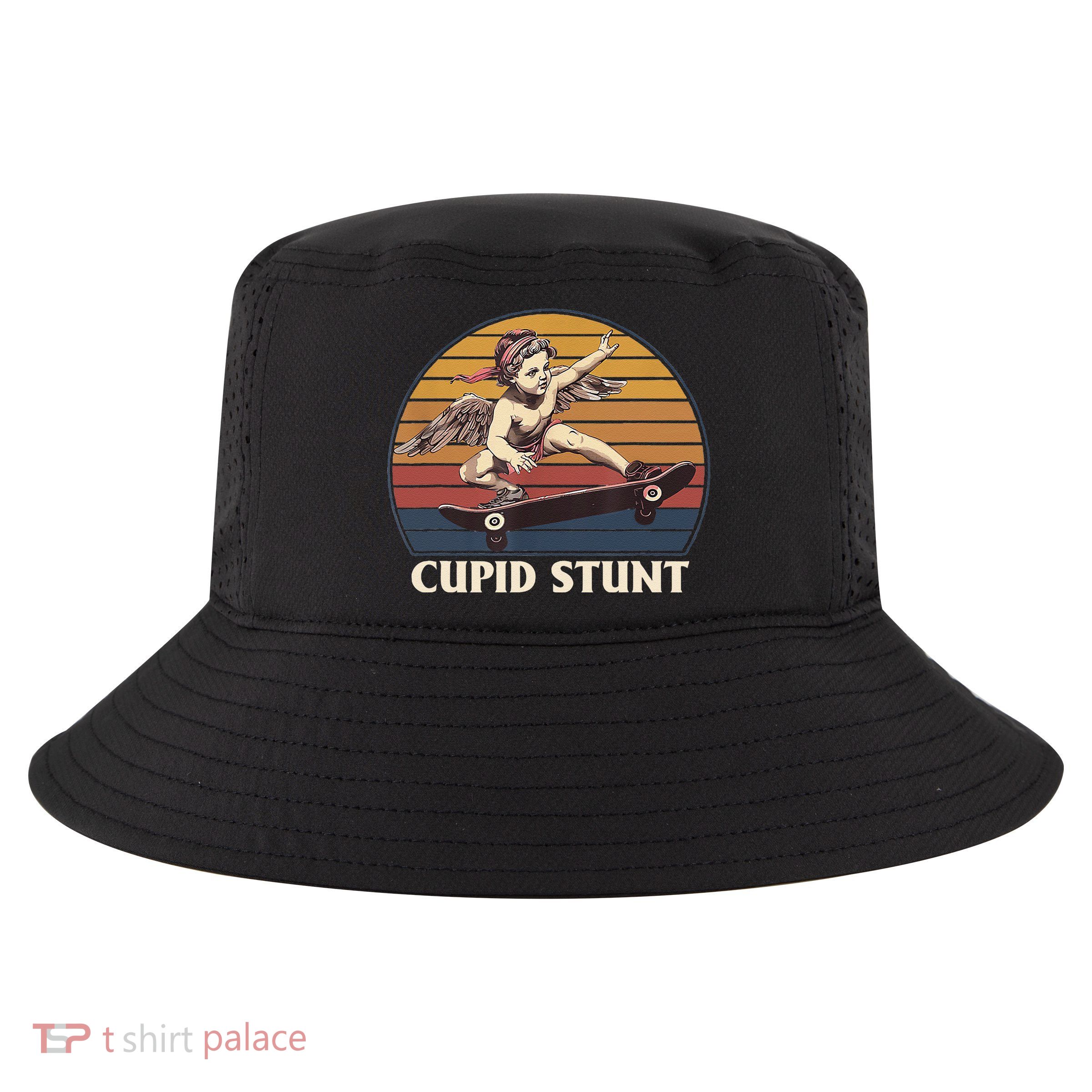 Cupid Stunt Funny Sarcastic Offensive Humor Embarrassing Cool Comfort Performance Bucket Hat