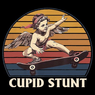 Cupid Stunt Funny Sarcastic Offensive Humor Embarrassing T-Shirt
