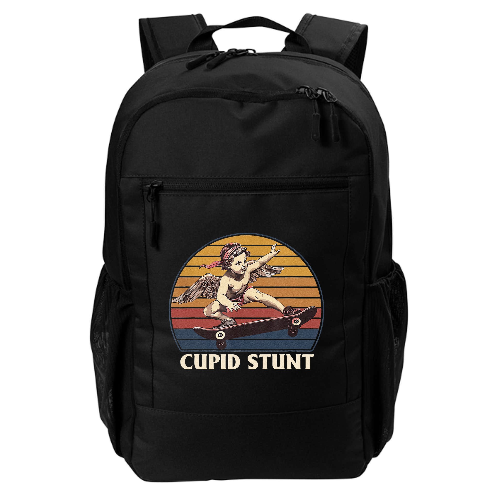 Cupid Stunt Funny Sarcastic Offensive Humor Embarrassing Backpack
