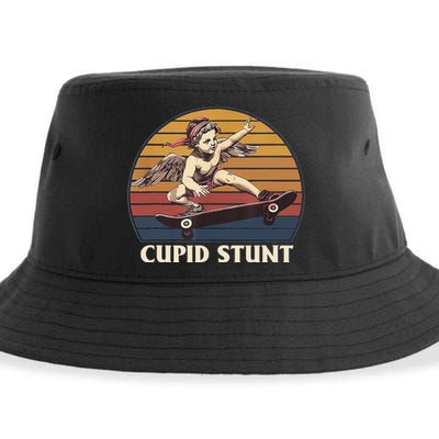 Cupid Stunt Funny Sarcastic Offensive Humor Embarrassing Sustainable Bucket Hat