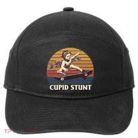 Cupid Stunt Funny Sarcastic Offensive Humor Embarrassing 7-Panel Snapback Hat