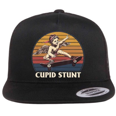 Cupid Stunt Funny Sarcastic Offensive Humor Embarrassing Flatbill Hat