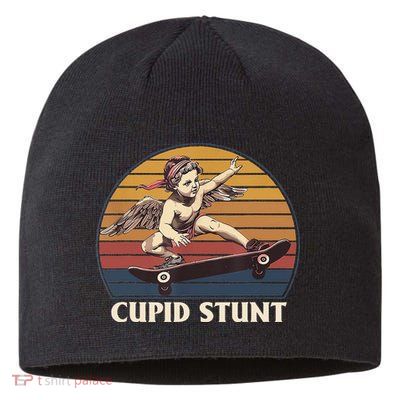 Cupid Stunt Funny Sarcastic Offensive Humor Embarrassing Sustainable Beanie